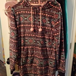 Juniors Hooded Sleeper Onesie